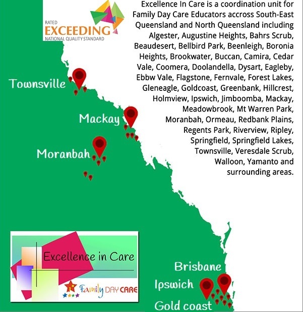 Excellence In Care FDC locations QLD
